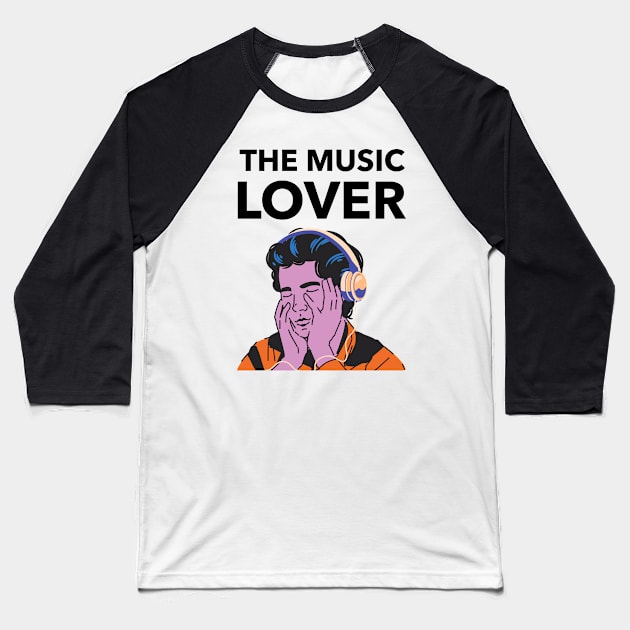 The Music Lover Baseball T-Shirt by Jitesh Kundra